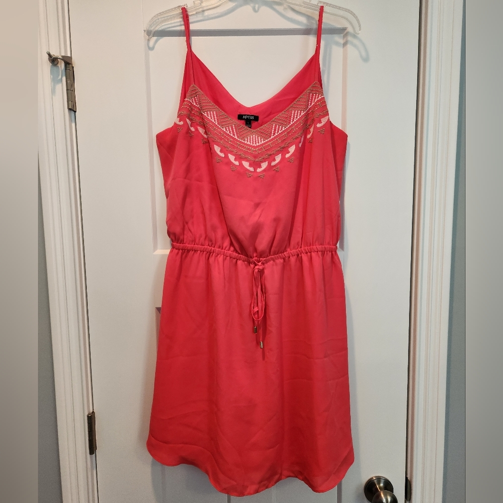 Coral Summer Dress